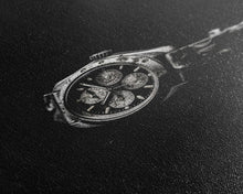 Cargar imagen en el visor de la galería, Classic Wrist Watch Wall Art, Watch Art, Watch Face, Black And White, Minimalist Print, Wall Decor, Canvas Print, Wall Art, Framed Canvas
