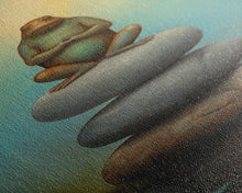 Carregar imagem no visualizador da galeria, Frog Wall Art, Frog Balancing On Rocks, Zen Animal Wall Art, Nature, Modern Print, Wall Decor, Canvas Print, Wall Art, Framed Canvas
