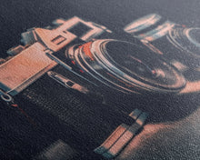 Cargar imagen en el visor de la galería, Film Camera Wall Decor, Camera Wall Art, Retro Wall Art, Photography Art, Panoramic Wall Decor, Canvas Print, Wall Art, Framed Canvas Art
