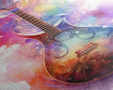 Load image into Gallery viewer, Lute Art, Stringed Instrument Print, Framed Canvas Art, Fantasy Decor, Art / Gift For The Bard Player
