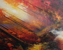 Carregar imagem no visualizador da galeria, Forest Wall Art, Autumn Art, Sunset Wall Art, Lake Art Panoramic Art, Wall Art, Canvas Art, Landscape Art, Tiny House Decor, Game Room Decor
