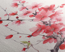 Cargar imagen en el visor de la galería, Cherry Blossom, Pink Flowers, Floral Wall Art, Nature Art, Canvas Print, Wall Art, Vertical Art, Housewarming Gift, Country Home Wall Art
