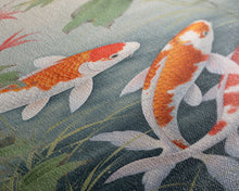 Cargar imagen en el visor de la galería, Fish Painting, Zen Wall Art, Koi Fish Wall Art, Fish Wall Art, Canvas Print, Wall Art, Vertical Art, Southern Decor, Office Wall Decor
