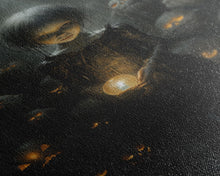 Load image into Gallery viewer, Dark Fantasy Art, Spooky Decor, Goth Decor, Canvas Print, Wall Art, Vertical Print, Dark Wall Art, Video Game Art, Gaming Wall Decor
