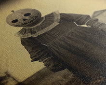 Load image into Gallery viewer, Creepy Wall Art, Horror Home Decor, Scary Wall Art, Spooky Halloween Canvas Print, Wall Art, Vertical Print, Home Decor, Wall Decor
