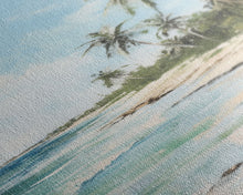 Carregar imagem no visualizador da galeria, Beach Wall Art, Palm Trees Wall Print, Seashore Wall Art, Tropical Art, Canvas Print, Wall Art, Vertical Art, Living Room Prints, Room Decor
