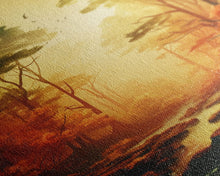 Carregar imagem no visualizador da galeria, Forest Wall Art, Trees Art Print, Sunset Print, Canvas Print, Wall Art, Vertical Art, Nature Lover Gift, Camper Wall Decor, Country Wall Art
