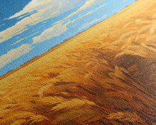 Carregar imagem no visualizador da galeria, Farm Wall Print, Wheat Feld Wall Art. Countryside Art, Canvas Print, Wall Art, Vertical Art, Couple Gift, Ranch Wall Art, Bedroom Prints
