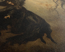 Load image into Gallery viewer, Cool Witch Art, The Flying Witch, Framed Canvas Print, Halloween Wall Art, Horror Prints, Halloween Decoration, Witch Print, Halloween Witch
