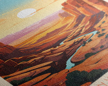 Carregar imagem no visualizador da galeria, Canyonlands National Park Travel Poster Print, Canvas Print Wall Art, Utah Travel Art, Midcentury Modern Travel Decor
