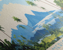 Carregar imagem no visualizador da galeria, American Samoa National Park, Panoramic Samoa Travel Art, National Park Print, Minimalist Travel Art, Midcentury Modern Style Landscape
