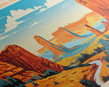 Carregar imagem no visualizador da galeria, Canyonlands National Park, Panoramic Utah Travel Art, National Park Print, Minimalist Travel Art, Midcentury Modern Style Landscape
