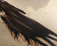 Carregar imagem no visualizador da galeria, Canvas Wall Art, Horse Photography Print, Framed Canvas Print, Horse Wall Decor, Panoramic Wall Art, Large Wall Art, Rustic Decor
