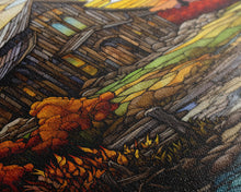 Carregar imagem no visualizador da galeria, Farm House Art, Abstract Art, Fall Art, Canvas Print, Wall Hanging, Portrait Art, Family Gift, Home Decor Prints, Ranch House Decor
