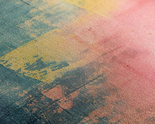 Load image into Gallery viewer, Denim Canvas Print Wall Art, Tie Dye Denim Texture Print On Canvas, Unique Wall Art, Boho Style Art, Minimalist Wall art
