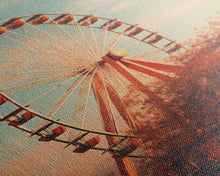 Carregar imagem no visualizador da galeria, An Abandoned Ferris Wheel, Frames Canvas Print, Liminal Spaces, Abandoned Photography Wall Art Fine Art Print
