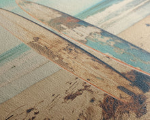 Carregar imagem no visualizador da galeria, Abandoned Surfboards On Miami Beaches In the 1980s - Framed Canvas Print - Photography Print - Vaporwave Aesthetic Wall Art
