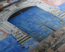 Cargar imagen en el visor de la galería, Change3 Mexican Wall Art, Colorful Mexican Door Architecture Painting Framed Canvas Print, Traditional Hacienda Architecture, Ready To Hang
