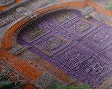 Cargar imagen en el visor de la galería, Change34 Architecture Print, 19th Century Architecture Photography, Mexico City Wall Art, Wood Framed Canvas Print
