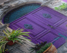 Cargar imagen en el visor de la galería, Change45 Architecture Print, 19th Century Architecture Photography, Mexico City Wall Art, Wood Framed Canvas Print
