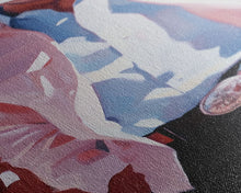 Load image into Gallery viewer, Cowboy Christmas Art Framed Canvas Print, Minimalist Holiday Decor Perfect Seasonal Gift Idea Wall Art 2024
