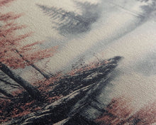 Carregar imagem no visualizador da galeria, Canvas Print of Serene Winter Landscape with Snow and Bare Trees, Winter Wall Art, Moody Landscape, Gift Idea, Minimalist Seasonal Decor
