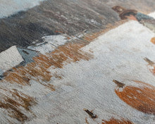 Load image into Gallery viewer, Cowboy Sipping Coffee Autumn Decor Framed Canvas Print Perfect Above Sofa Wall Art Western Home Decor Moody Fall Artwork Rustic
