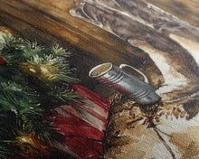 Cargar imagen en el visor de la galería, Christmas Cowboy Boots By Tree Framed Canvas Print Tall Art Rustic Western Christmas Decor Farmhouse Holiday Wall Art Cowboy Holiday Gift
