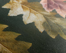 Carregar imagem no visualizador da galeria, Fall Decor, Fall Leaves Panoramic Art, Extra Large Wall Art, Framed Panoramic Canvas Print, Framed Wall Art
