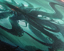 Load image into Gallery viewer, Rise Of Cthulhu Framed Canvas Print, Panoramic Call of Cthulhu H.P. Lovecraft Cosmic Horror Steampunk Gothic Darrk Art Wall Decor
