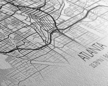 Carregar imagem no visualizador da galeria, Atlanta Street Map, Georgia Map, Map Print, Modern Art, Wall Art, Canvas Print, Housewarming Gift, Above Bed Prints, Wall Prints
