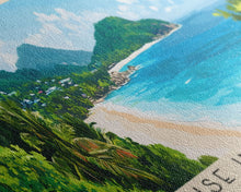 Carregar imagem no visualizador da galeria, Anse Intendance, Seychelles Panoramic Print, Vacation Gift, Seychelles Wall Art, Vacation Wall Art, Vacatation Memories, Beach Decor, Beach Or Lakehouse Art
