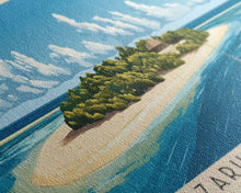 Carregar imagem no visualizador da galeria, Bazaruto Island, Mozambique Panoramic Print, Vacation Gift, Mozambique Wall Art, Vacation Wall Art, Vacatation Memories, Beach Decor, Beach Or Lakehouse Art
