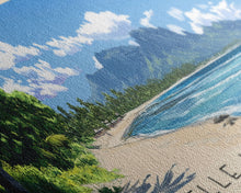 Cargar imagen en el visor de la galería, Belle-Ile Island, France Panoramic Print, Vacation Gift, France Wall Art, Vacation Wall Art, Vacatation Memories, Beach Decor, Beach Or Lakehouse Art
