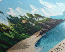 Carregar imagem no visualizador da galeria, Bintan Island, Indonesia Panoramic Beach Print, Vacation Gift, Indonesia Wall Art, Beach Painting, Beach Decor, Beach Painting
