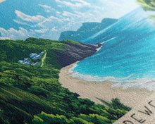 Carregar imagem no visualizador da galeria, Brewer’s Beach, US Virgin islands Panoramic Print, Vacation Gift, US Virgin islands Wall Art, Beach Painting, Beach Decor, Beach Or Lakehouse Art
