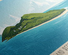 Carregar imagem no visualizador da galeria, Buck Island Reef National Monument, US Virgin islands Panoramic Beach Print, Vacation Gift, US Virgin islands Wall Art, Framed Canvas Print, Framed Beach Painting
