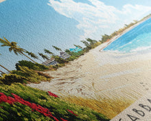 Carregar imagem no visualizador da galeria, Cabbage Beach, Paradise Island, Bahamas Panoramic Print, Vacation Gift, Paradise Island, Bahamas Wall Art, Beach Painting, Beach Decor, Large Wall Art, Wood Frame Art
