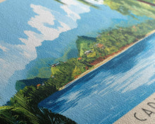 Carregar imagem no visualizador da galeria, Capurgana, Colombia Panoramic Beach Print, Vacation Gift, Colombia Wall Art, Beach Painting, Beach Decor, Beach Painting
