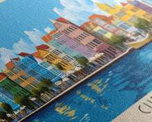 Load image into Gallery viewer, Curacao, Curacao Panoramic Print, Vacation Gift, Curacao Wall Art, Beach Painting, Beach Decor, Beach Or Lakehouse Art
