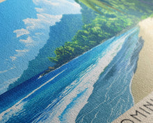 Load image into Gallery viewer, Dominical Beach, Costa Rica Panoramic Print, Vacation Gift, Costa Rica Wall Art, Vacation Wall Art, Vacatation Memories, Beach Decor, Beach Or Lakehouse Art
