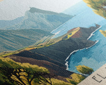 Load image into Gallery viewer, El Hierro, Spain Panoramic Print, Vacation Gift, Spain Wall Art, Beach Painting, Beach Decor, Beach Or Lakehouse Art
