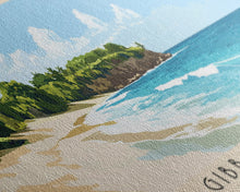 Carregar imagem no visualizador da galeria, Gibbs Beach, Barbados Panoramic Beach Print, Vacation Gift, Barbados Wall Art, Beach Painting, Beach Decor, Beach Painting
