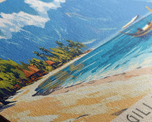 Carregar imagem no visualizador da galeria, Gili Islands, Indonesia Panoramic Print, Vacation Gift, Indonesia Wall Art, Beach Painting, Beach Decor, Beach Or Lakehouse Art
