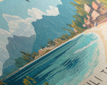 Carregar imagem no visualizador da galeria, Gili Trawangan, Indonesia Panoramic Print, Vacation Gift, Indonesia Wall Art, Beach Painting, Beach Decor, Large Wall Art, Wood Frame Art
