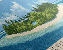 Load image into Gallery viewer, Honeymoon Island, Cook Islands Panoramic Print, Vacation Gift, Cook Islands Wall Art, Vacation Wall Art, Vacatation Memories, Beach Decor, Beach Or Lakehouse Art
