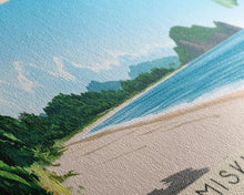 Load image into Gallery viewer, Miskito Cays, Nicaragua Panoramic Beach Print, Vacation Gift, Nicaragua Wall Art, Framed Canvas Print, Framed Beach Painting
