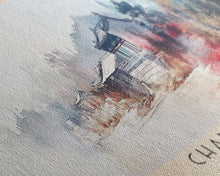 Load image into Gallery viewer, Changdao, China Watercolor Beach Print, Vacation Gift, China Wall Art, Beach Painting, Beach Decor, Beach Painting
