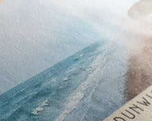 Load image into Gallery viewer, Dunwich Beach, United Kingdom Watercolor Beach Print, Vacation Gift, United Kingdom Wall Art, Framed Canvas Print, Framed Beach Painting
