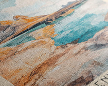 Load image into Gallery viewer, Barú Peninsula-Island, Colombia Watercolor Beach Print, Vacation Gift, Colombia Wall Art, Beach Painting, Beach Decor, Beach Painting
